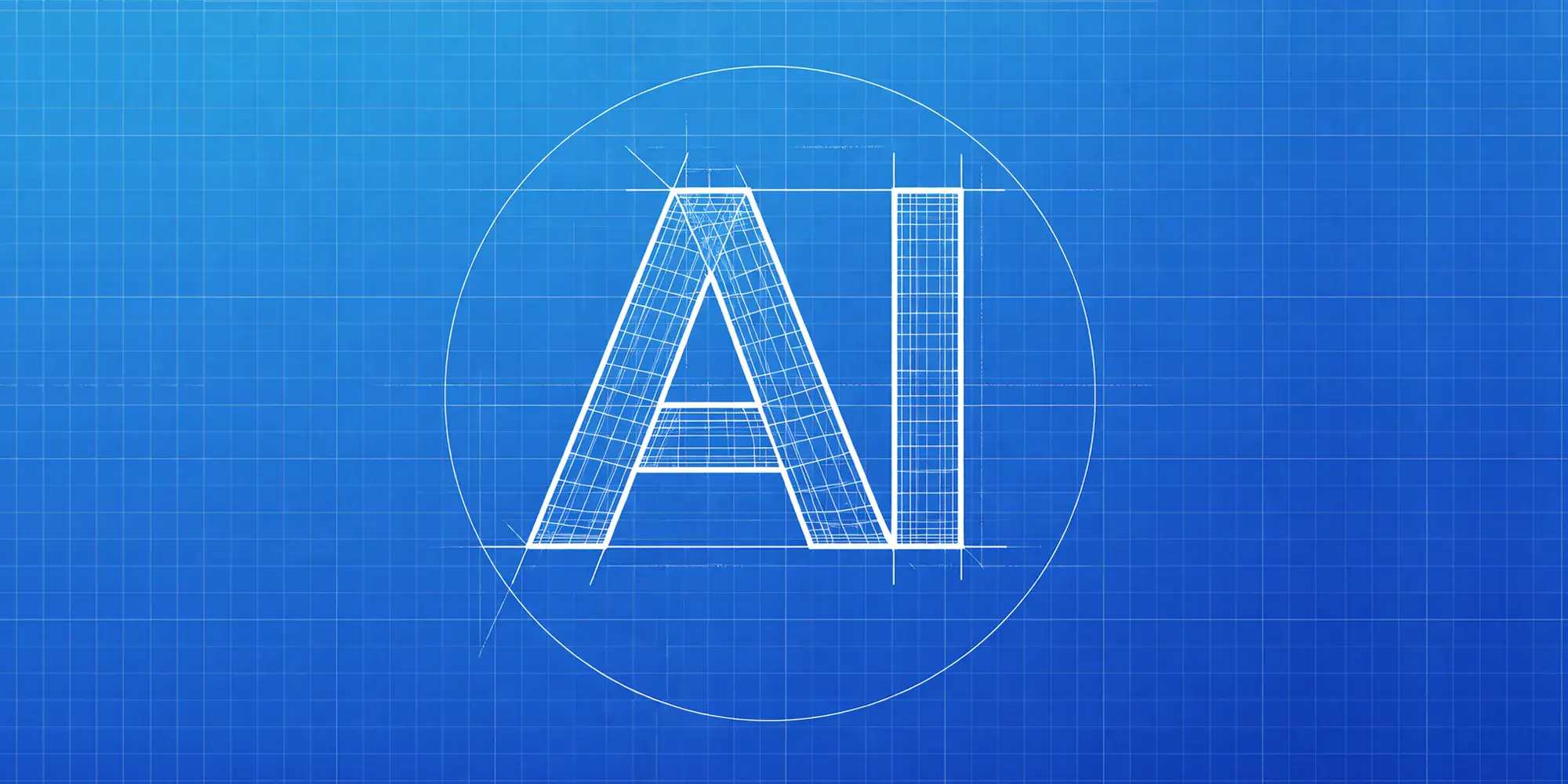 AI is not a feature, it is an organizational decision - abstract visualization of enterprise AI transformation